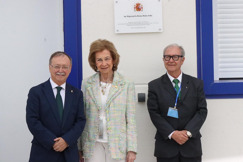 La Reina Doña Sofía inaugura las nuevas instalaciones de la Asociación Banco de Alimentos de Ceuta